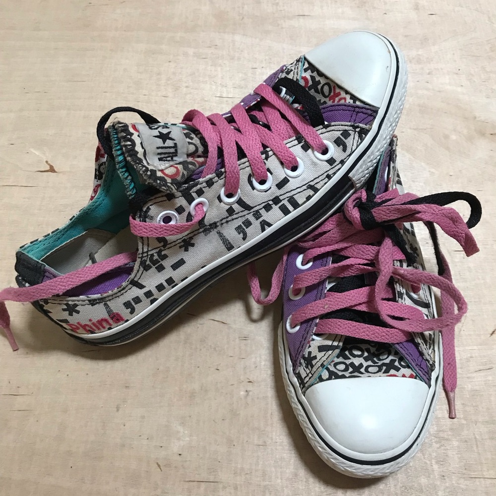 Converse Double Layer & Tongue Low Top Sneakers